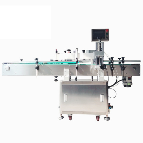 Машина за етикетирање со двострано рамно тркалезно шише / етикетирање на налепници Амбалатор за полнење на машина за полнење Производител 