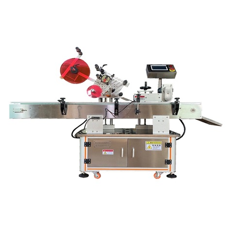 Автоматска машина за обележување шишиња од горни и долни странични двострани страни 