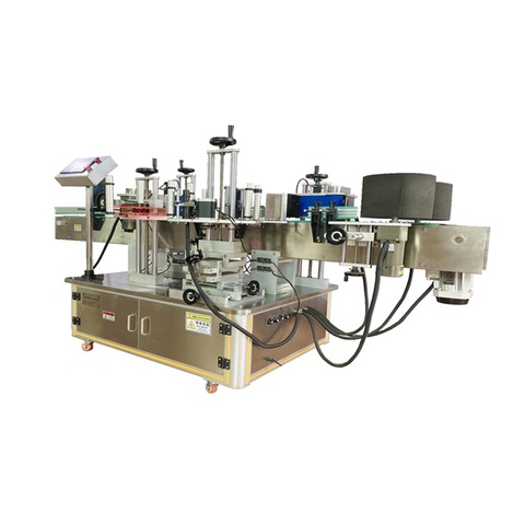 Полуавтоматска машина за етикетирање на тркалезни шишиња, машина за етикетирање налепници 