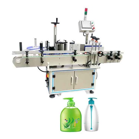 Контрола на PLC Висококвалитетна машина за обележување налепници за шишиња со минерална вода од овална машина за обележување на налепници 