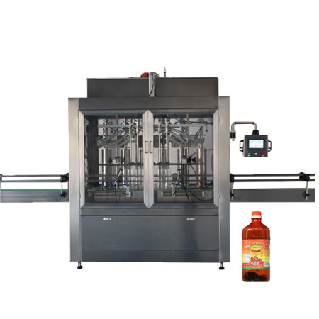 Автоматска машина за пијалоци со храна со 4 глави, машина за полнење и затворање на шише со масло за јадење со подвижна лента (YT4T-4G1000 и CDX-1) 