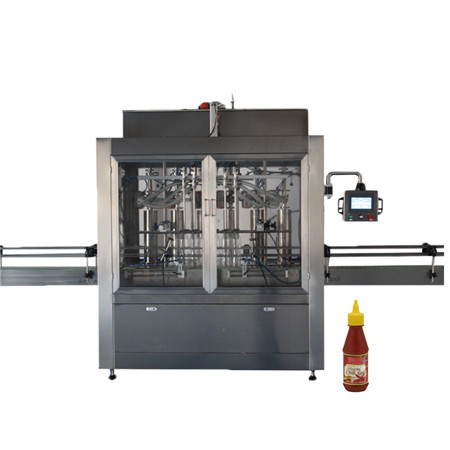 Автоматска машина за полнење на белилото Корозивна течност за пакување машина за белило киселина Флеш Clorox HCl хемикалии Течен пополнувач 