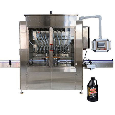 Автоматска машина за затворање течност за полнење шишиња со спреј за дезинфекција на алкохол за дезинфекција со гел за серво 