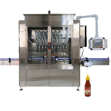 Машина за полнење шишиња со маслиново масло со контрола на PLC 
