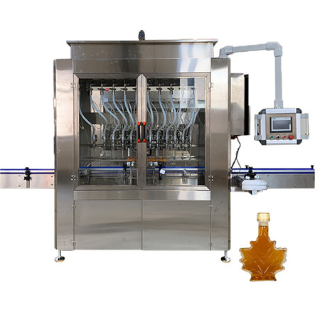 Автоматска линија за производство на сокови Чиста вода / Cbd масло за јадење / сос / мед / млеко / машина за полнење и ставање капаци за паста од домати 