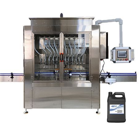 Автоматска машина за полнење течности за дезинфекција на алкохол со гел за дезинфекција на серво 
