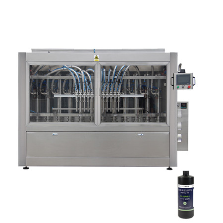 Автоматска машина за затворање на течности за полнење со млазници Автоматска пијалок или машина за флаширање сокови од 100мл до 1500мл 