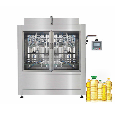 Дигитална контрална автоматска машина за затворање на минерални шишиња со минерали со шишиња за миење минерали со 5 галони 