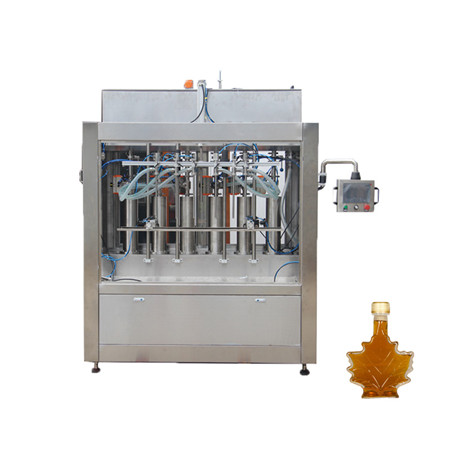 200ml / 300ml / 500ml / 1L Автоматско дување машина за шишиња за полнење течност и запечатување на паста со висок вискозитет, масло од мед, сос од домати и маслиново масло 