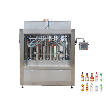 Директна продажба целосно автоматска машина за запечатување на полнење детергент со шишиња со течност од 4 глави 