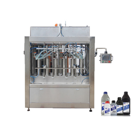 Автоматска машина за полнење течно масло со серво-клип контролирана со 10-30L PLC 