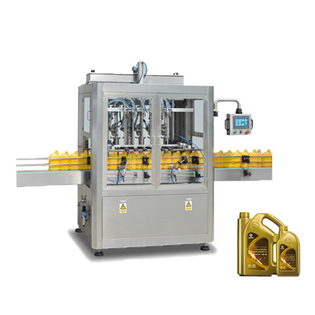 Линеарна машина за полнење масло со вискозна канола од типот 12 Производител Машина за пакување течно полнење со пластично шише 