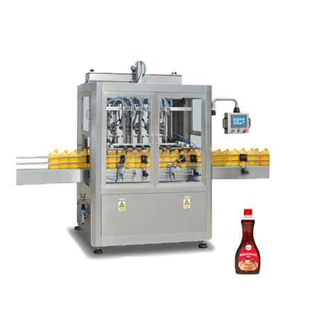 Автоматска машина за полнење течно масло со шише со линија за обележување на капакот за запечатување 