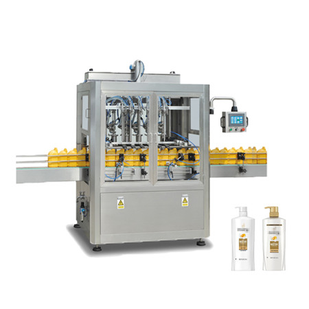 Автоматска линија за машини за производство на полнење и затворање на шишиња со ротационен шампон за дезинфекција на гел за раце 